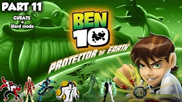 Ben 10: Protector of Earth | Hard Mode with All Cheats | Part 11 | All Aliens Unlocked | Retro LoadX