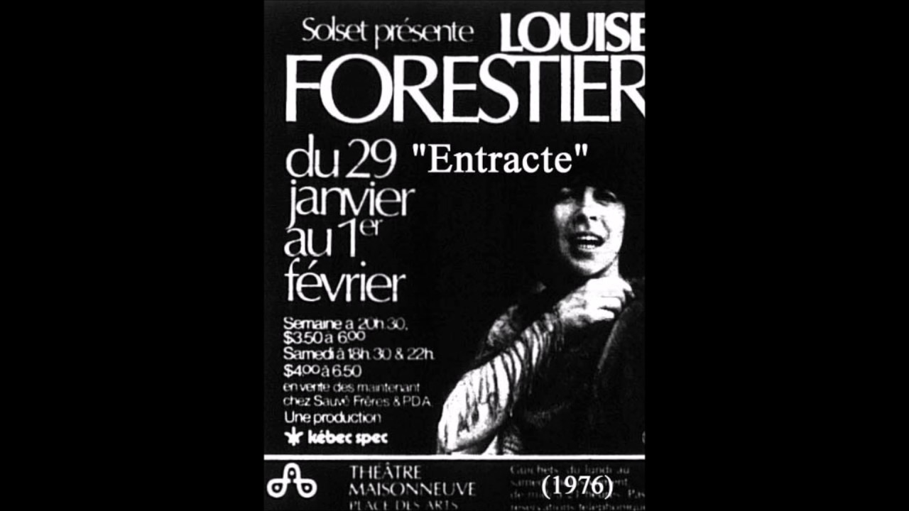 Louise Forestier,Danielle Ouimet.R.Archambault"76"/MaisonneuveEntracte