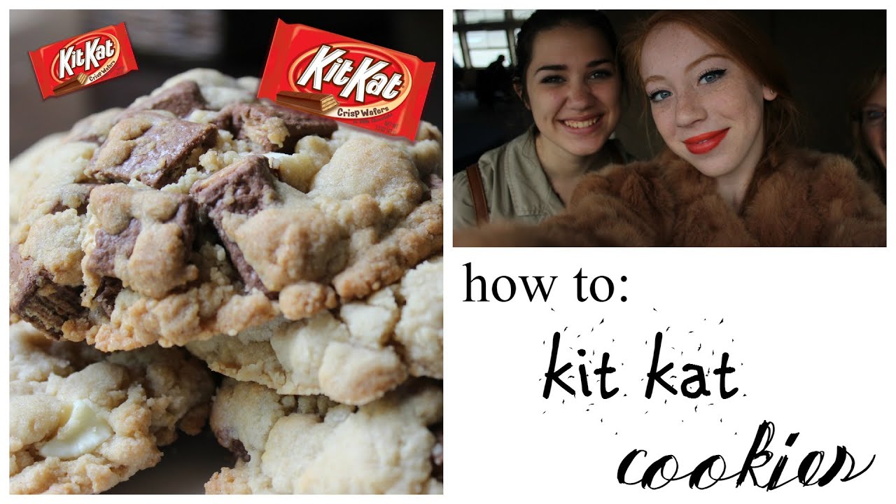 Kit Kat Cook How To: KIT KAT COOKIES!!! - YouTube