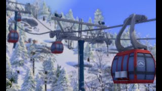 M1 Macbook Pro Sims 4: Snowy Escape Gameplay 1