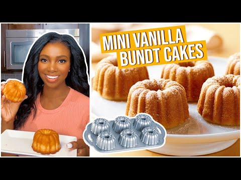Moist Vanilla Mini Bundt Cakes l Low-Carb & Keto-Friendly Recipe