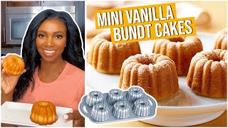 Moist Vanilla Mini Bundt Cakes l Low-Carb & Keto-Friendly Recipe