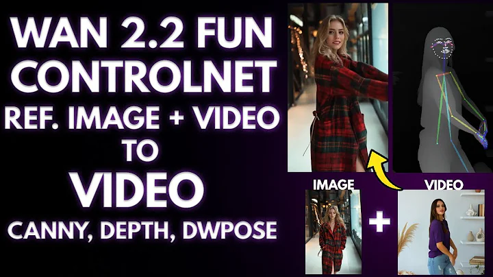 NEW! Wan 2.2 Fun ControlNet in ComfyUI – Canny, Depth & Pose With Reference Image and Video-to-Video