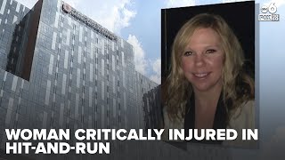 Search for hit-and-run driver after woman critically hurt