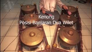 Pola Tabuh Gamelan Sunda Laras Salendro Posisi Banjaran (Kenong)