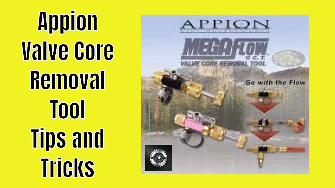 Appion Valve Core Tool Tips and Tricks YouTube