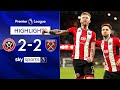 CHAOS! Two red cards and 103rd minute equaliser! 😲| Sheff Utd 2-2 West Ham | EPL Highlights image