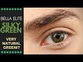 Bella Elite - SILKY GREEN | Natural Green Contact Lenses?!