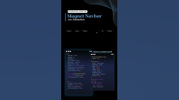 Modern Navbar Animated #codewith_muhilan #css #coding