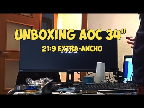 Mi nuevo Monitor de 34 pulgadas 21:9 AOC Q34E2A