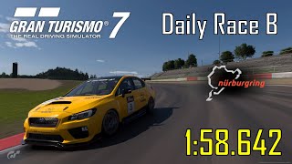 A Viewer Request! | Gran Turismo 7 Daily Race B | Subaru WRX Gr.4 | 1:58.642 | Gr.4 Setup