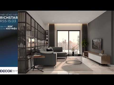 Mẫu thiết kế nội thất căn hộ Richstar - Tân Phú Ep1