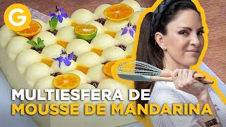 PASTEL HELADO de MOUSSE de MANDARINA 🍊 de PAULINA ABASCAL | El Gourmet