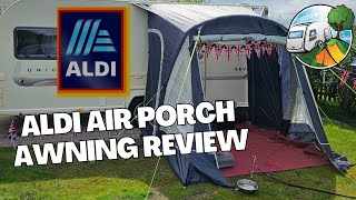 Aldi Air Porch Awning Review by Caravanning with Charlie 31,862 views 1 year ago 6 minutes, 14 seconds