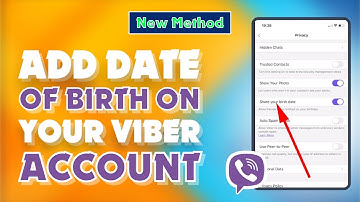 How to Add Date of Birth on Your Viber Account 2024 | Skill Wave |