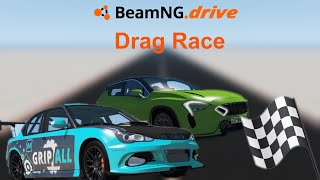 BeamNG.drive Drag Race | Cherrier Vivace S 410Q vs. Hirochi Sunburst (Track)