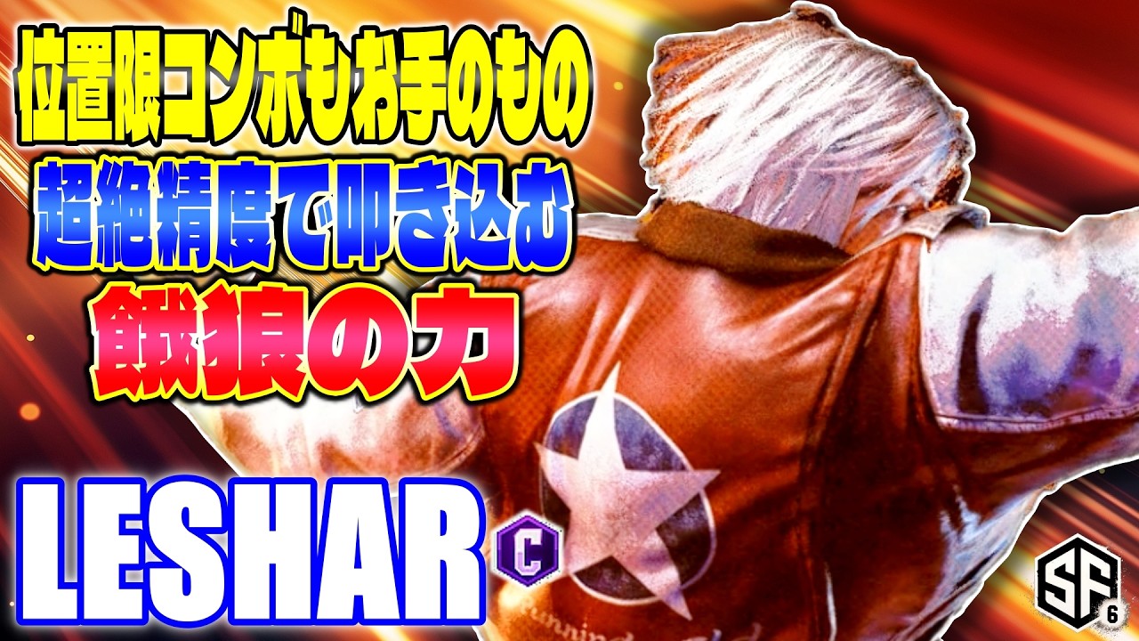 【スト6】位置限コンボもお手のもの 超絶精度で叩き込む餓狼の力 LeShar (テリー) 【SF6】