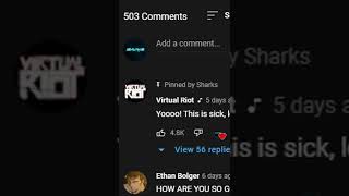 Virtual Riot saw my previous video, new music coming soon.. #Shorts