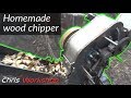Homemade chipper for firewood chipps