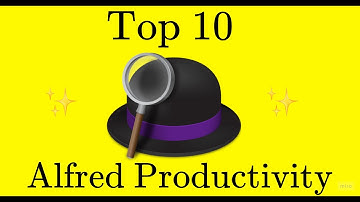 TOP 10  ALFRED PRODUCTIVITY FEATURES THAT I USE
