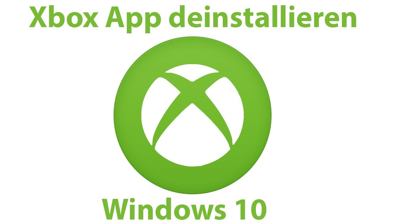 Xbox App Deinstallieren Bei Windows 10 YouTube Xbox app deinstallieren bei windows 10 youtube