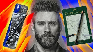 The Best Pencils For Your Dark Tones?! - Staedtler vs Faber Castell