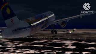 Texan Air flight 23 landing animation