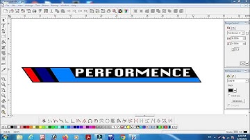 performance logo design in flexi 8.1v1