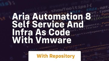 Aria automation 8 self service and infra as code with vmware