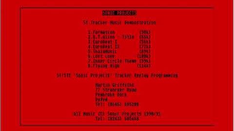 A Little Music Demo CPU Time - Inner Circle (Atari ST)