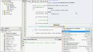 Build a Twitter Application in Java, part4