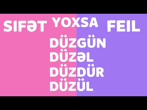 Video: Axmaqlıq isimdir, yoxsa fel?