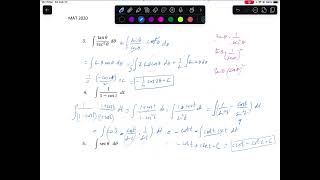 Calc II Sec 7 5 Strategy for Integration Video 3
