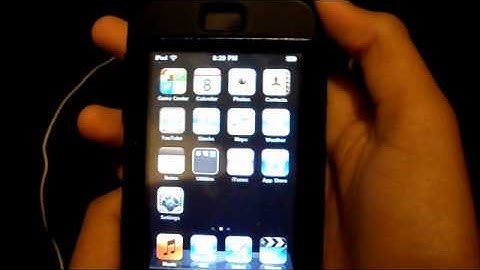 iPod Touch 2G Verbose Boot 4.2.1