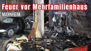 Sperrmüllbrand In Der Mannheimer Neckarstadt Fordert Hohen Sachschaden - Wohnhaus Evakuiert