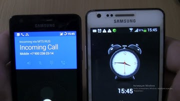 Ringing Alarms+Incoming call at the Same Time Samsung Galaxy S2 android 7+S2 plus
