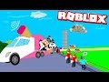 Dondurmacı Arabasıyla Dondurma Satıcısı Olduk - Panda ile Roblox ICE CREAM VAN SIMULATOR