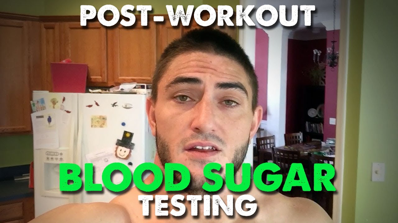 PostWorkout Blood Sugar Testing YouTube