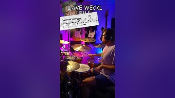 Dave Weckl 6 Stroke Roll fill - taken from a live video #daveweckl #fill #drums #drummer #lesson