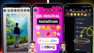 New iOS Instagram For Android 2025 🍎 iOS 18 Emojis + Round Edge iPhone Story On Android