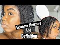 moisture retention wash day routine on my dry high porosity hair