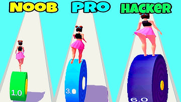 Can We Go NOOB vs PRO vs HACKER in Strip Roll