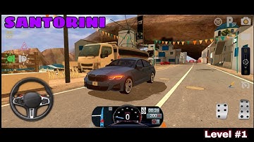 Driving School Sim Santorini Level #1 #drivingschoolsim