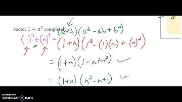 Deltamath: Factoring Diff/Sum of Cubes (level 1)