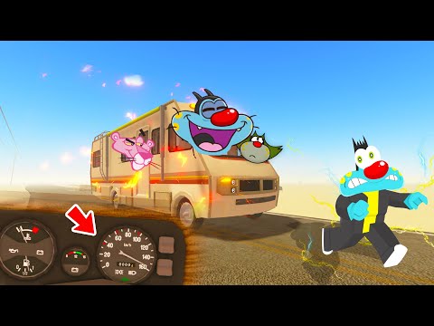 WE We Unlocked A RV IN DUSTY TRIP BUT!!!😱=💀 (Roblox ft.Oggy)