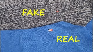 Tommy T shirt real vs fake How to Tommy tees - YouTube