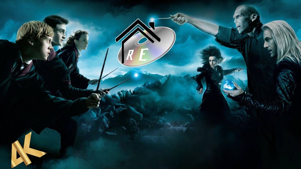 Menu de DVD(REMAKE)-Harry Potter e a Ordem da Fênix (De 2007) Em 4K 