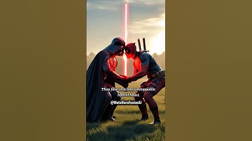 Deadpool vs Darth Vader Ends in a Shocking Fusion!🔥 Who Wins?! #Shorts #Marvel #StarWars