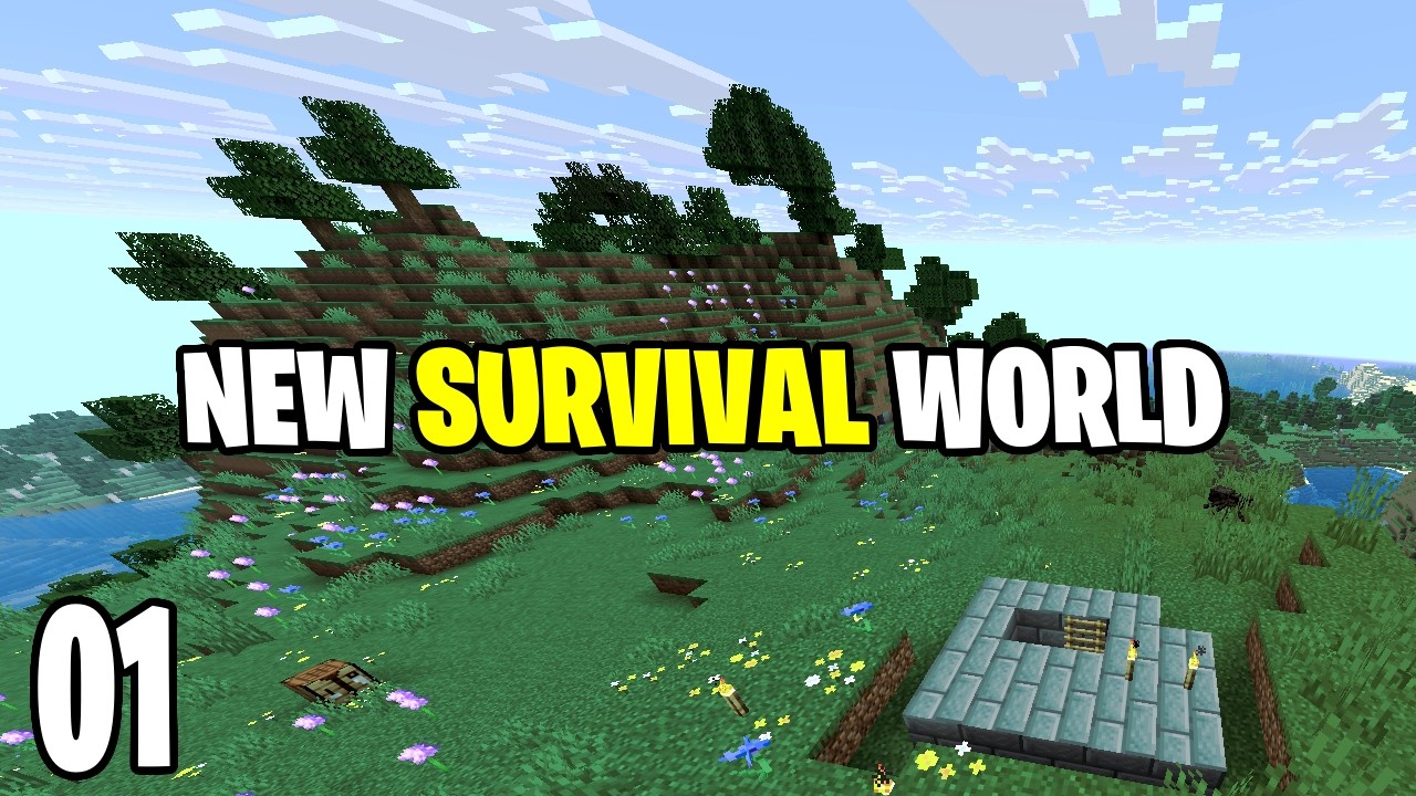 A NEW WORLD - Minecraft Survival - Episode 1 - YouTube