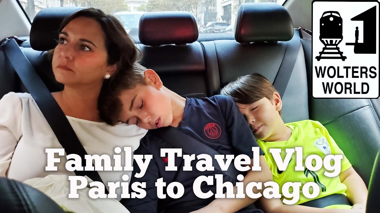 What It’s Like Traveling with Kids from Paris to the US on a Long Haul Flight